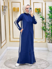 Zip Up Abaya