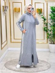 Zip Up Abaya